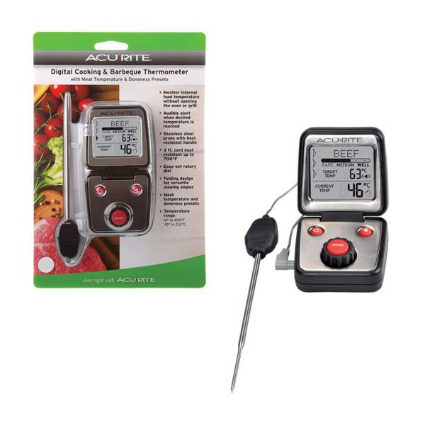 ACURITE DIGITAL COOKING & BARBEQUE THERMOMETER