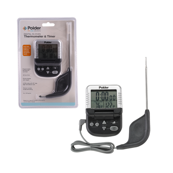POLDER DIGITAL INOVEN THERMOMETER & TIMER