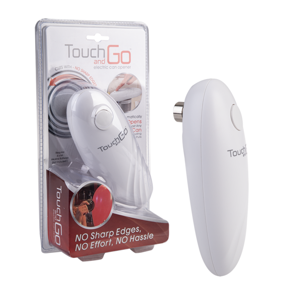 TOUCH AND GO AUTO SAFETY CAN OPENER WHITE