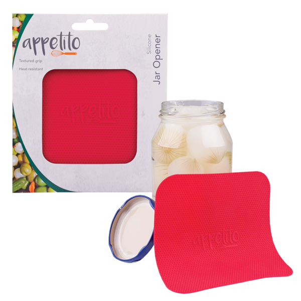 APPETITO SILICONE JAR OPENER RED