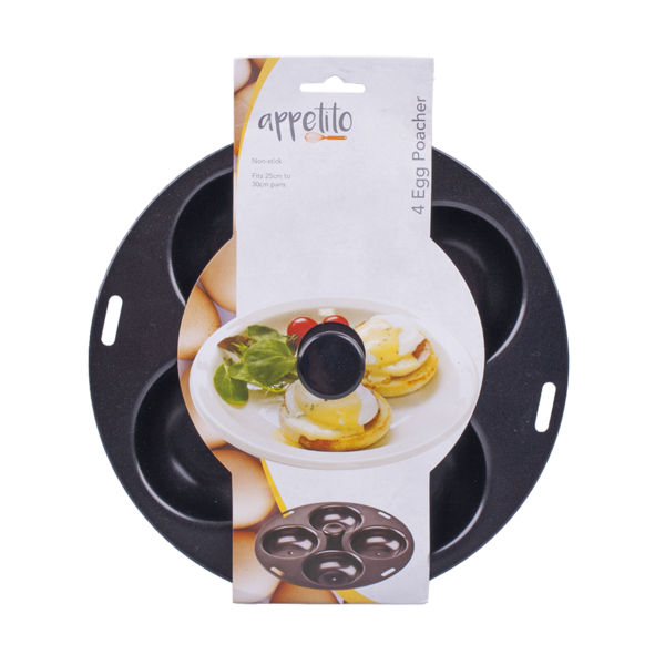 APPETITO NONSTICK 4 CUP EGG POACHER INSERT