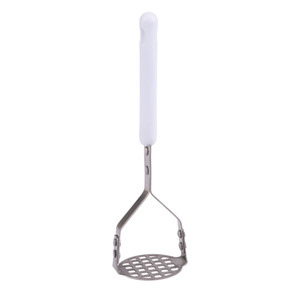 APPETITO STAINLESS STEEL MINI MASHER - WHITE