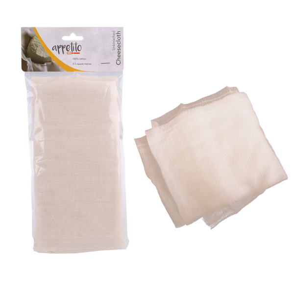 APPETITO CHEESECLOTH UNBLEACHED 2.5 SQUARE METRES
