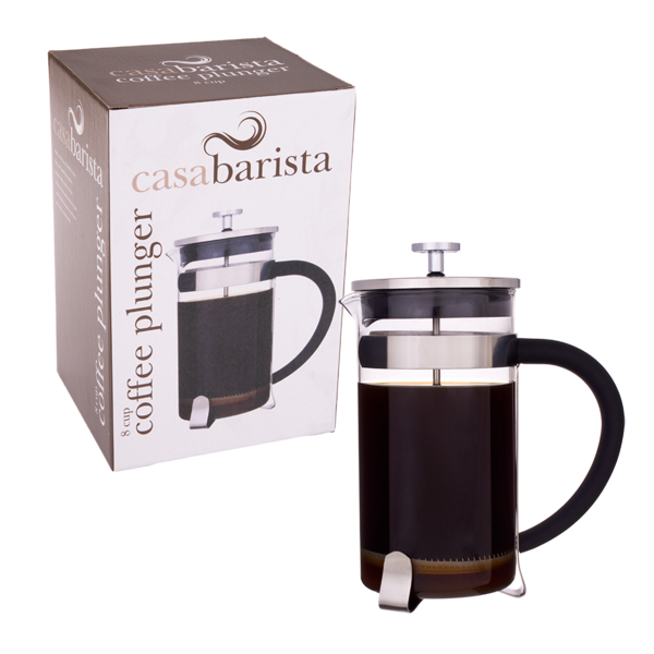 CASABARISTA COFFEE PLUNGER 8 CUP/1L (W/ SCOOP)