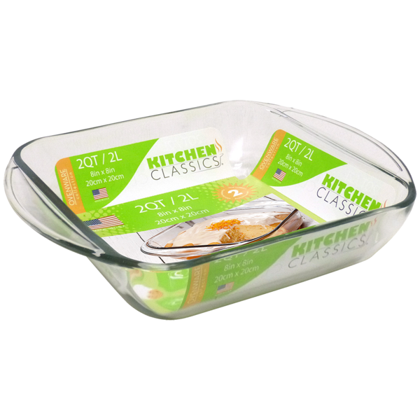 KITCHEN CLASSICS SQUARE BAKING DISH 2L 20 X 20CM