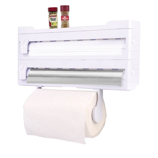 APPETITO WALL MOUNT KITCHEN ROLL DISPENSER WHITE