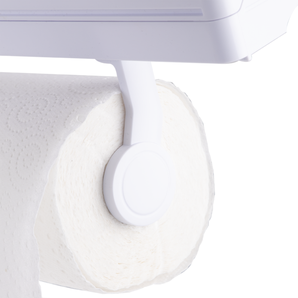 APPETITO WALL MOUNT KITCHEN ROLL DISPENSER WHITE