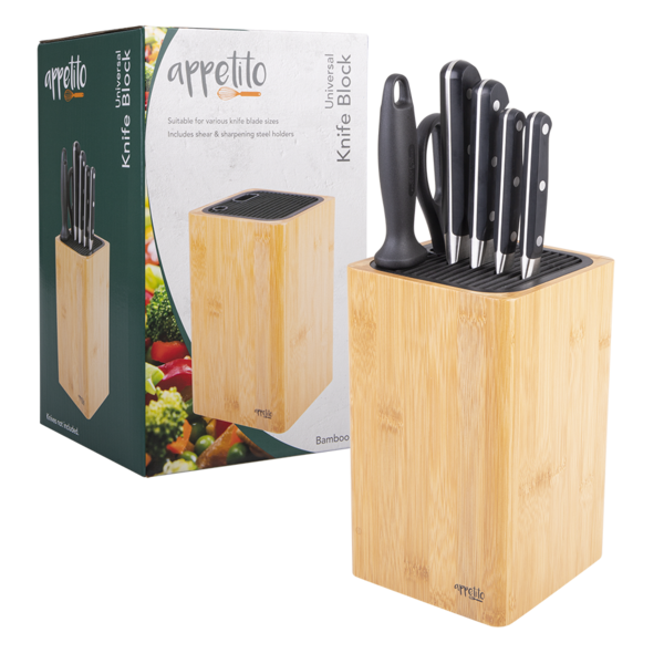 APPETITO SQUARE UNIVERSAL KNIFE BLOCK