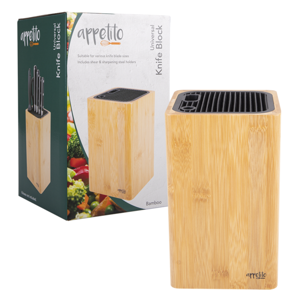 APPETITO SQUARE UNIVERSAL KNIFE BLOCK