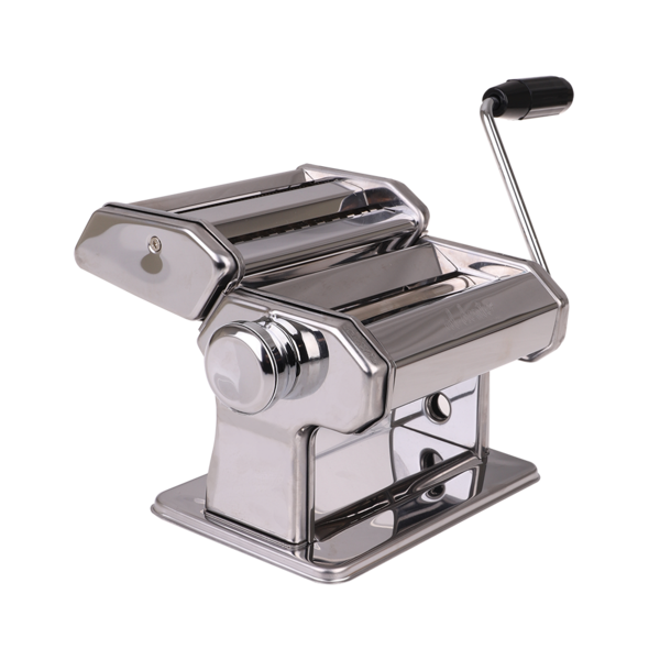 AL DENTE PASTA MACHINE W/ DETACHABLE CUTTERS 150MM CHROME