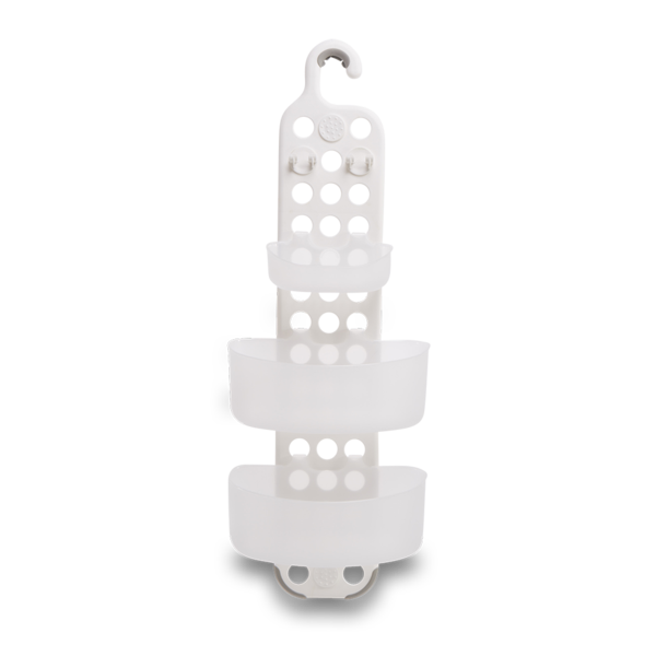 MADESMART LARGE ADJUSTABLE SHOWER CADDY GREY