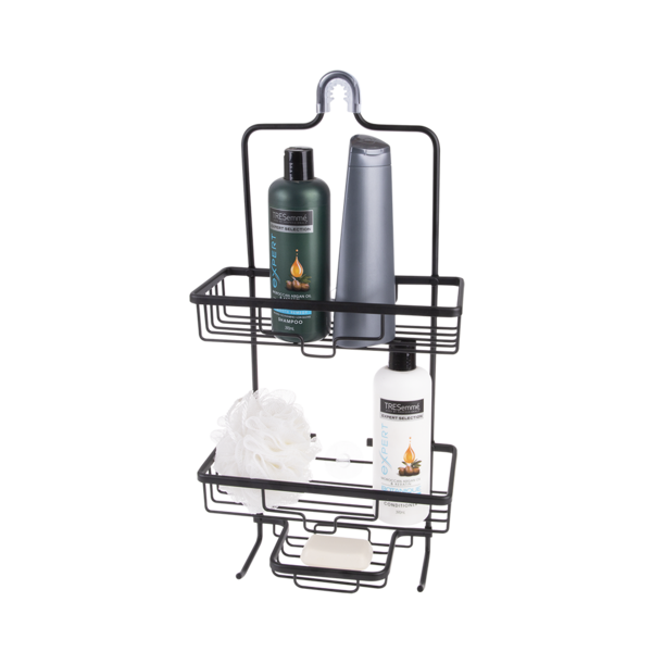 D.LINE ALUMINIUM 3TIER SHOWER CADDY BLACK