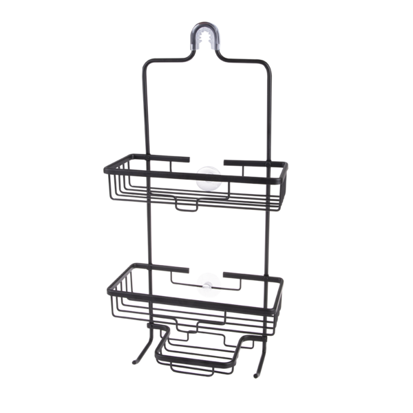 D.LINE ALUMINIUM 3TIER SHOWER CADDY BLACK