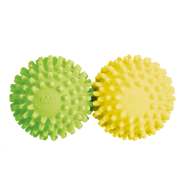 D.LINE DRYER BALLS SET 2 GREEN/YELLOW