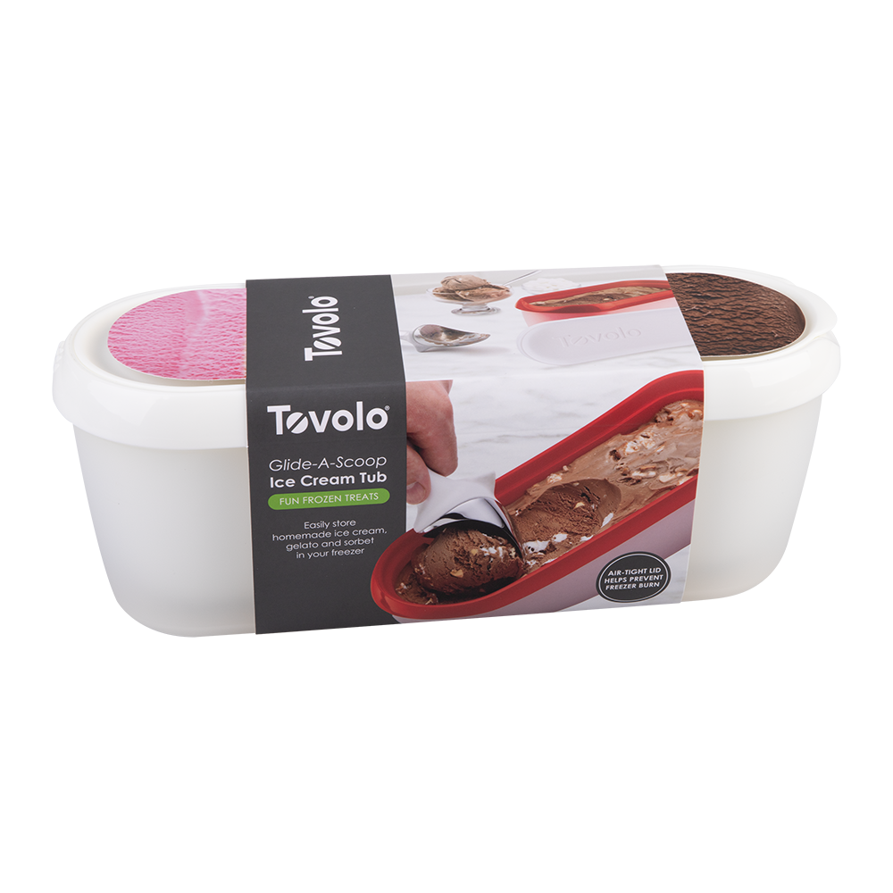 Tovolo Glide-A-Scoop Ice Cream Tub Raspberry Tart by Tovolo 並行輸入 Tovolo Glide-a-Scoop Ice Cream Container