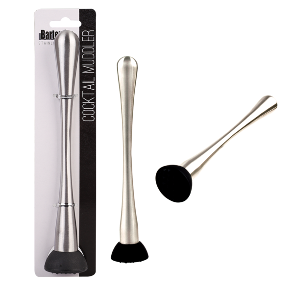BARTENDER STAINLESS STEEL COCKTAIL MUDDLER 22CM