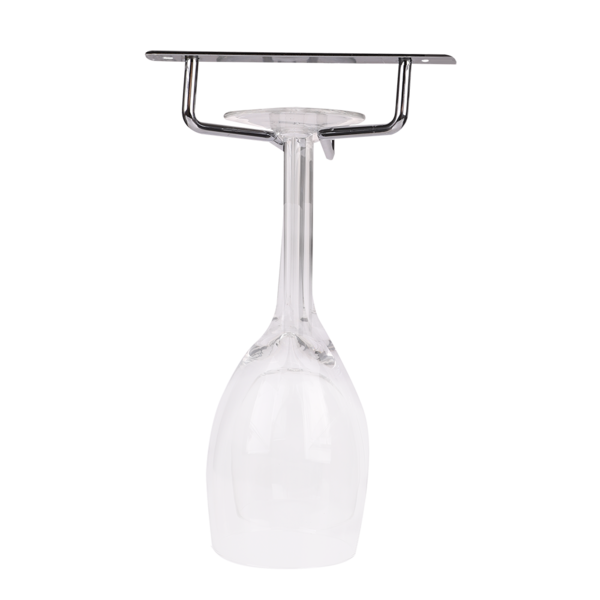 BARTENDER SINGLE GLASS STEMWARE RACK 28CM CHROME