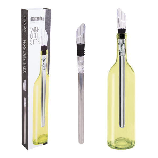 BARTENDER STAINLESS STEEL WINE CHILL STICK