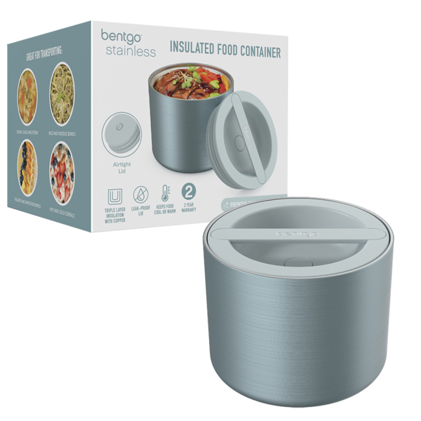 BENTGO STAINLESS STEEL INSULATED FOOD CONTAINER 560ML
