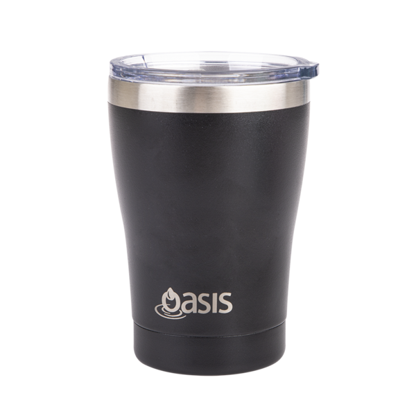 OASIS STAINLESS STEEL DOUBLE WALL INSULATED "TRAVEL CUP" 350ML